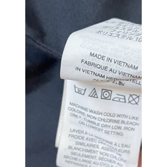 J Crew CREWCUTS Girls 10 Navy/Pink Puffy Hooded Winter Jacket Coat Parka - Picture 5 of 6